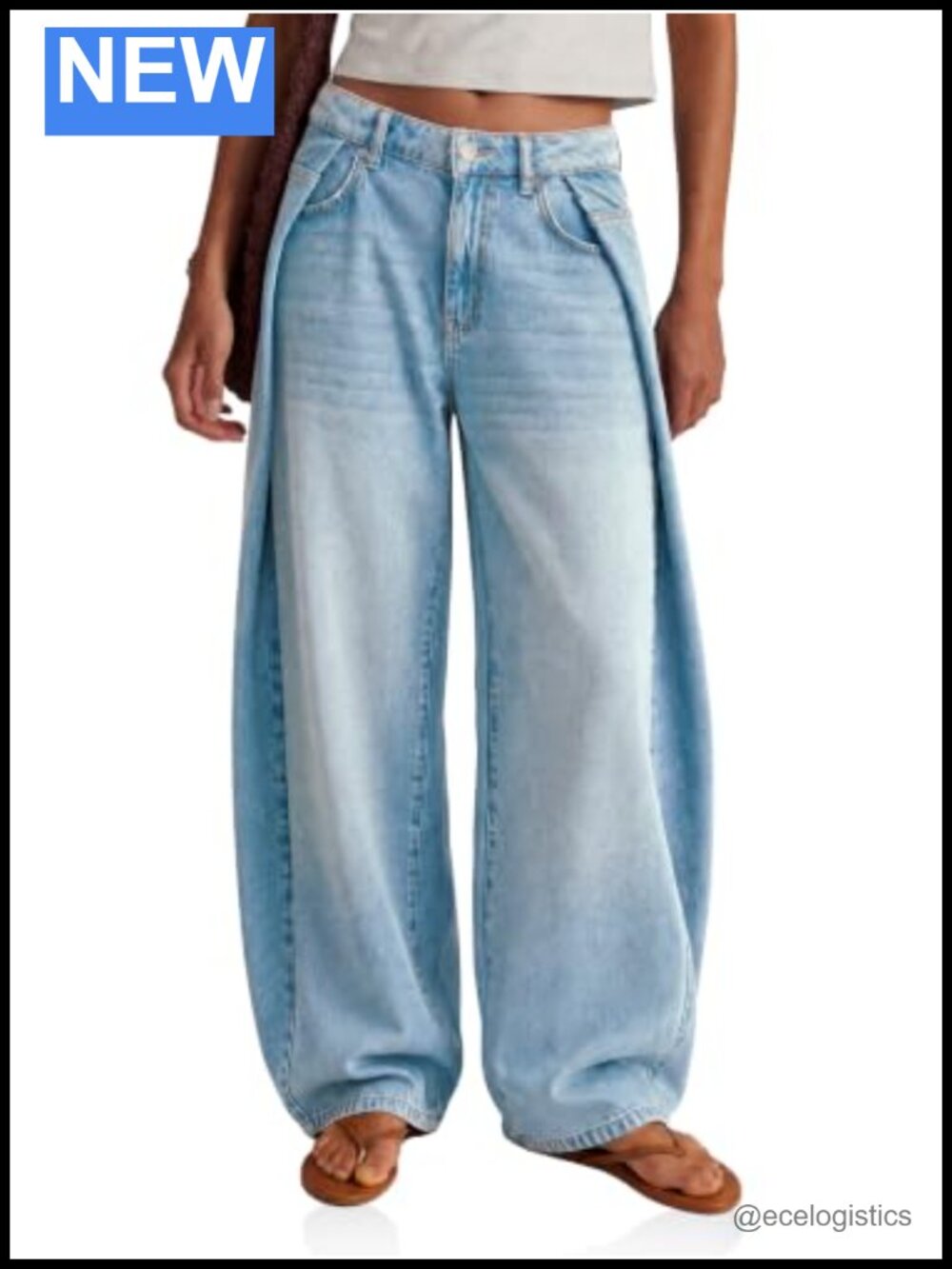 Wide Leg Baggy Pleated Jeans High Waisted Y2K Denim Pants